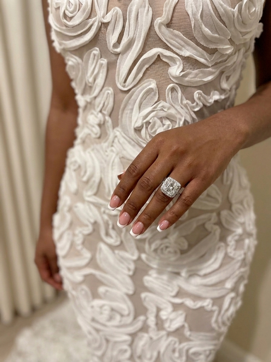 A Timeless Era 3D Rosette Gown