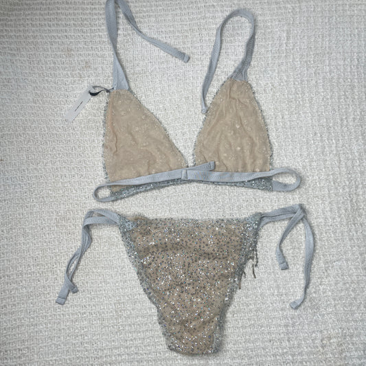 1 of 1 Rhinestone Fringe Bikini Set