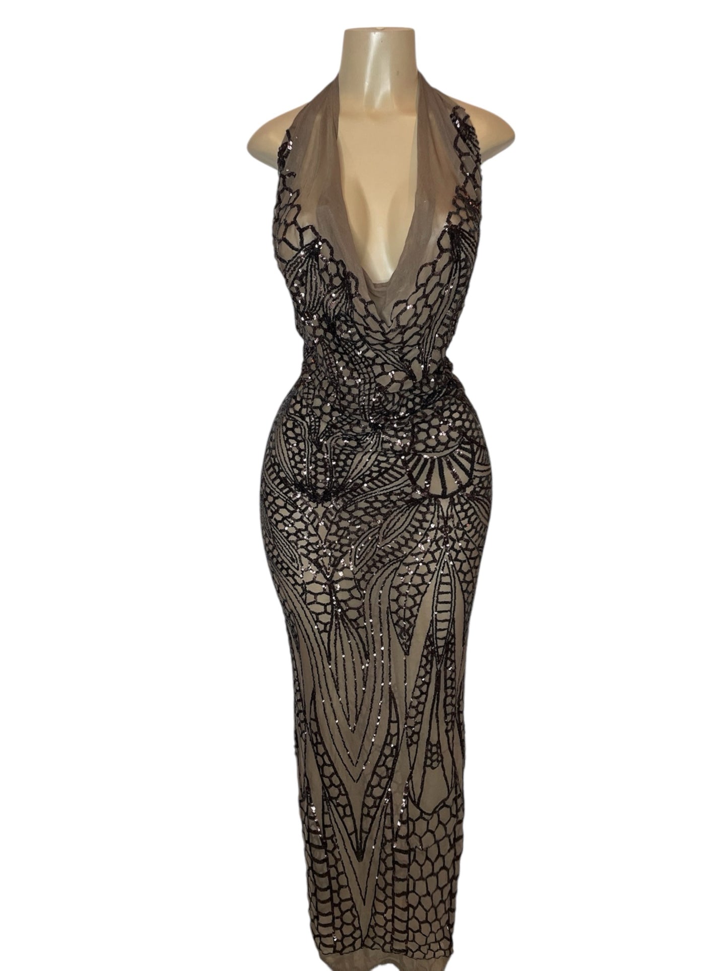 Chocolate mousse dress