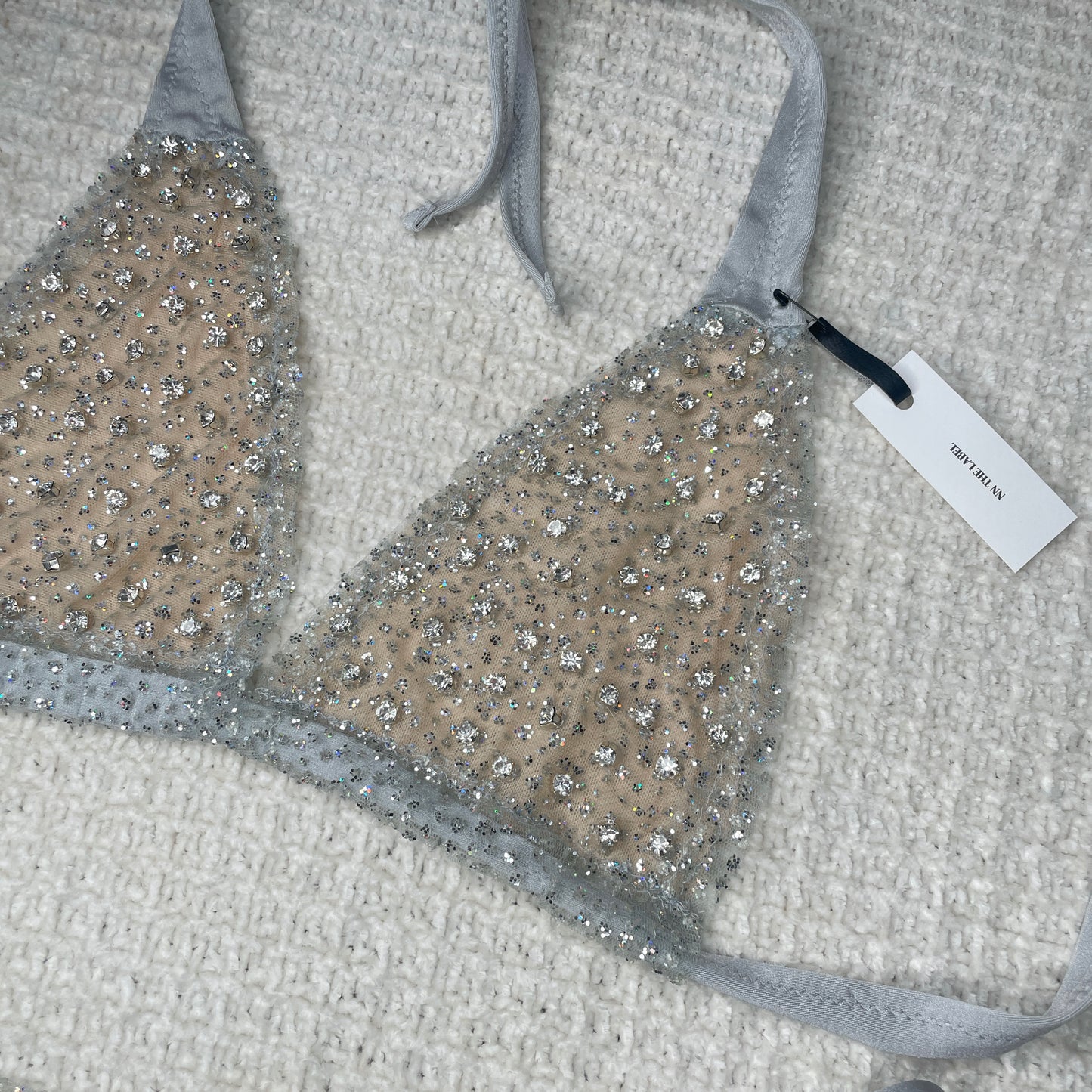 1 of 1 Rhinestone Fringe Bikini Set