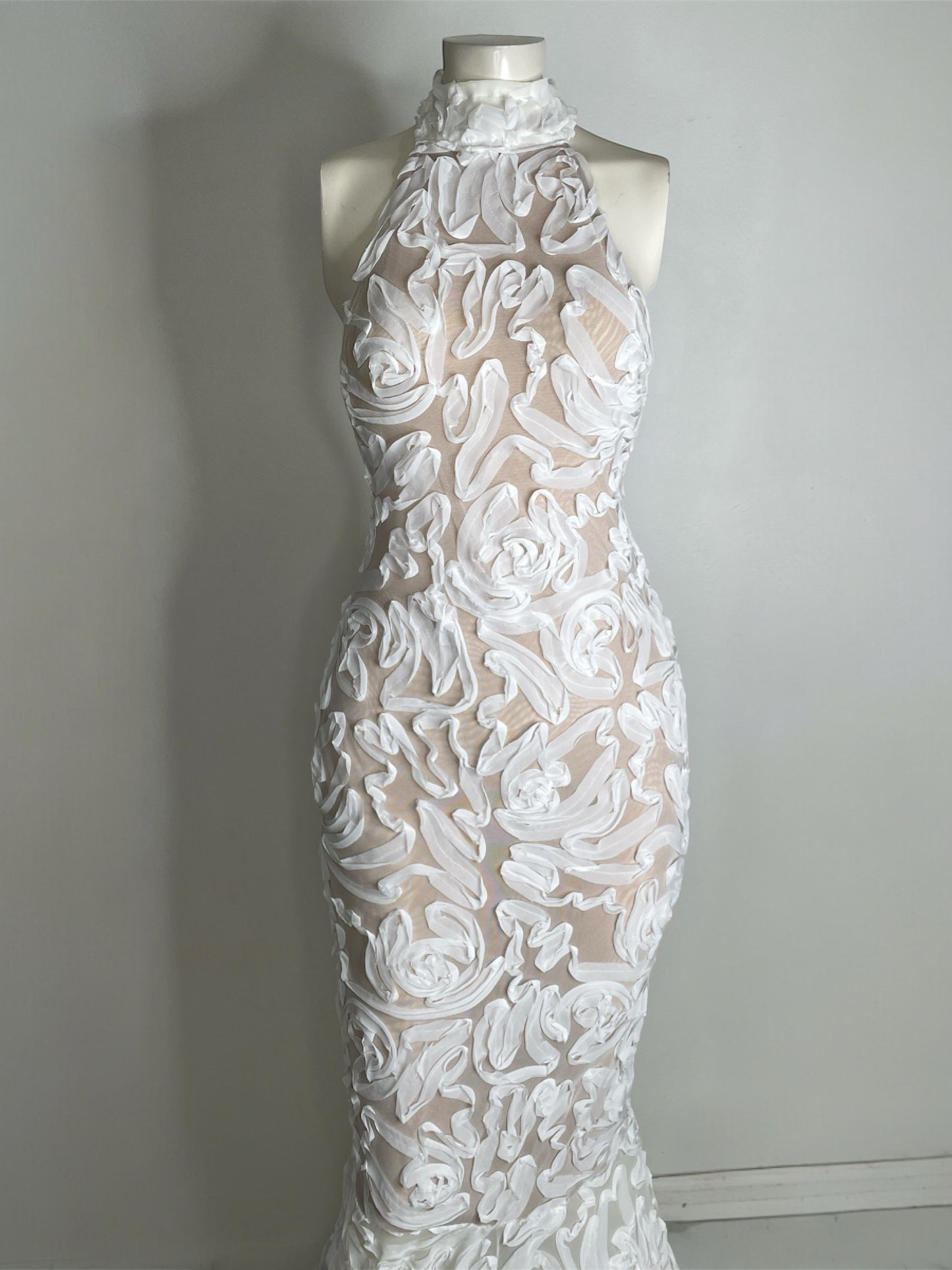 A Timeless Era 3D Rosette Gown