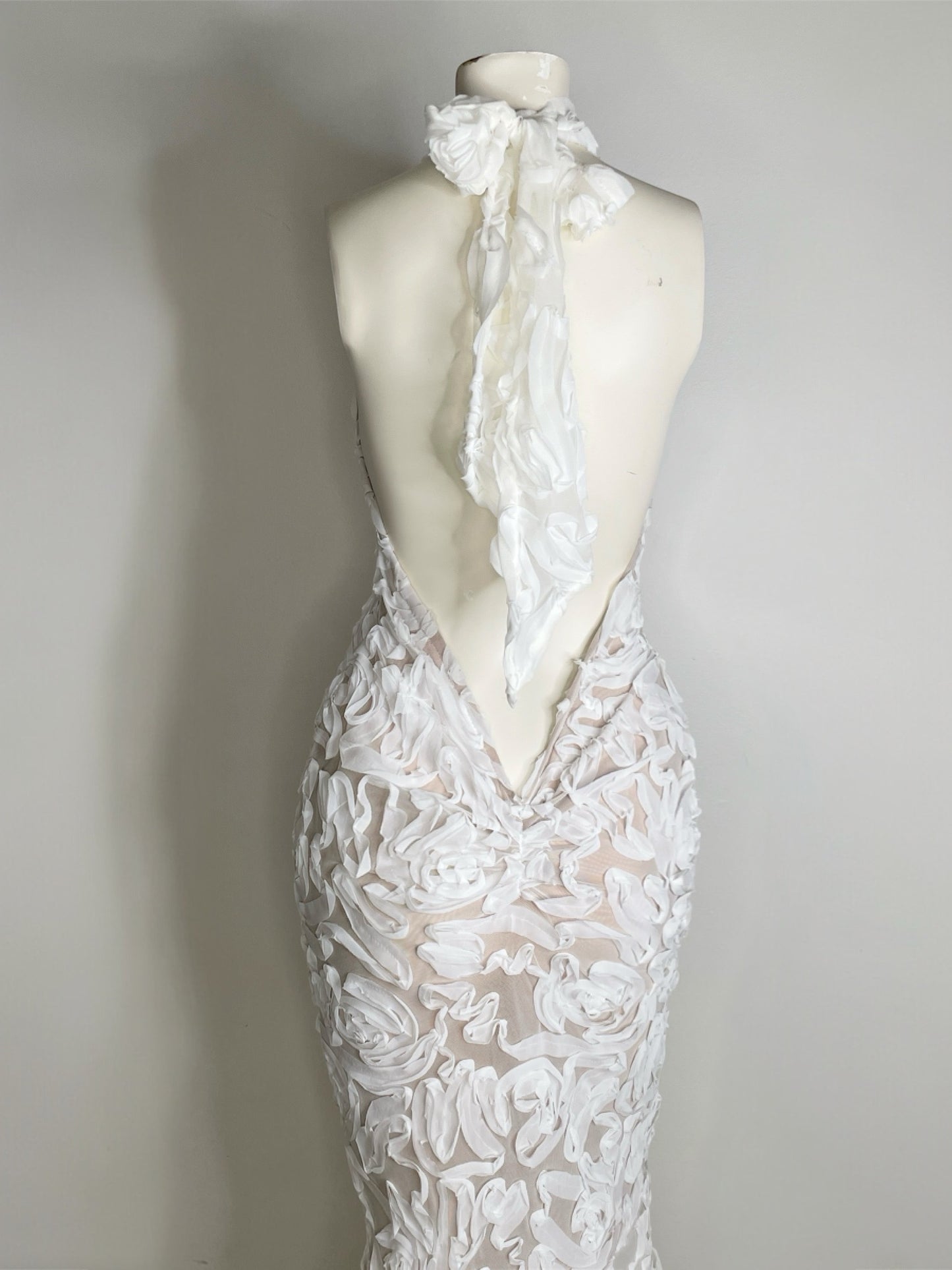 A Timeless Era 3D Rosette Gown